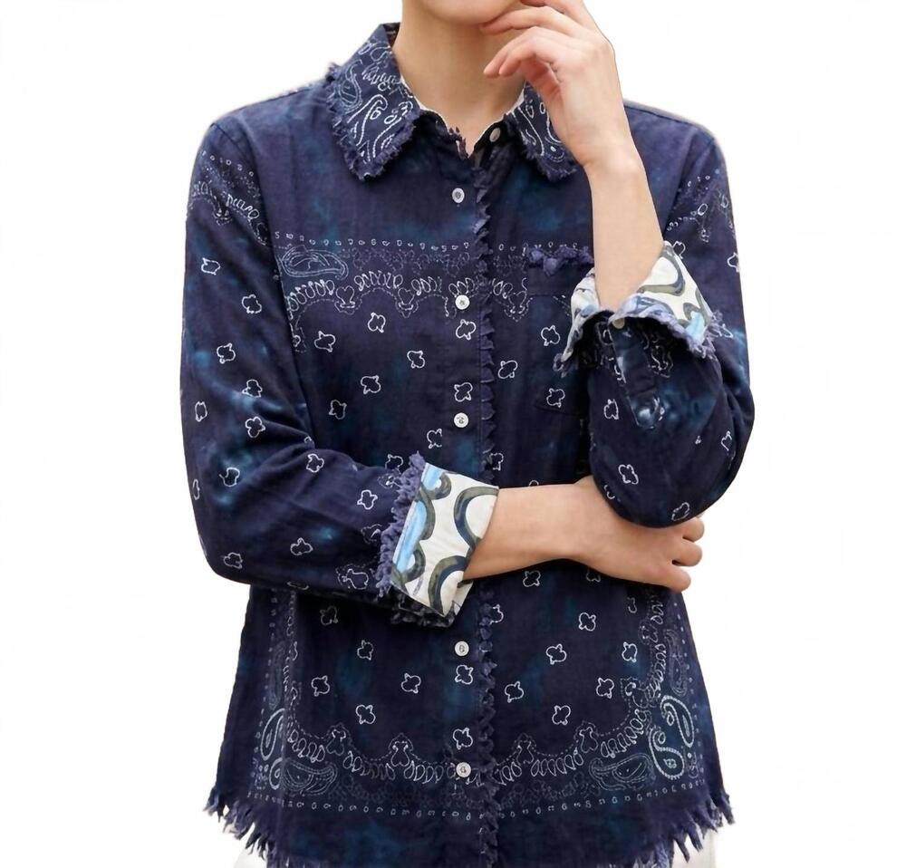 NEW DIZZY-LIZZIE cape cod - indigo bandana in navy bandana
